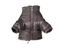 Grand vêtement d'hiver pour chien, bouledogue français, chiot, veste chaude coupe-vent réfléchissante de petite et moyenne taille (noir, taille XXL)