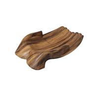 Grand Vide-Poche Forme Mains en Bois Massif Brut