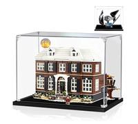 Grand Vitrine 45x40x35cm pour Lego Home Alone 21330,3mm Acrylique Transparent Anti Poussière Boîte de Présentation pour Star Wars Tie Interceptor 75382 et Figur Collection