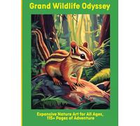Grand Wildlife Odyssey: Expansive Nature Art for All Ages, 115+ Pages of Adventure