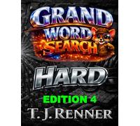 Grand Word Search: A Hard challenge, Edition 4 is a beautifully crafted collection of puzzles designed for adults and seniors to help relax and brighten the day while sharpening focus