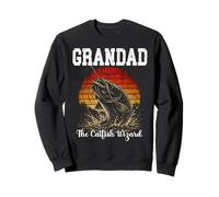 Grandad The Catfish Wizard, pêcheur Grand-père pêcheur Sweatshirt