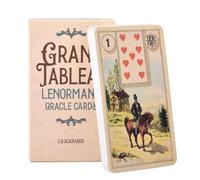 Grandd Tableau Lenormand - Cartes de tarot Oracle de 36 cartes | Cartes de tarot aux couleurs immersives | Deck Oracle tactile confortable pour les célébrations festives et les voyages personnels