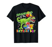Granddad Of The Birthday Boy T-rex Rawr Dinosaure Anniversaire T-Shirt