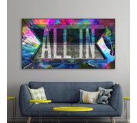 Grande affiche murale sur l'état d'esprit, impressions colorées sur toile, liberté financière, affiches d'art, cadre 80 x 160 cm