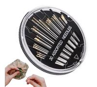 Grande Aiguille À Coudre,30 Pièces Aiguille À Grand Chas,Fournitures Pour Crochet | Pour Bricolage Enroulement Maison Atelier Lieu De Travail Broderie Tissage Crochet