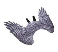 Grande Aile Halloween Party Cosplay Costume Accessoires Accessoires Léger Confortable pour les Enfants Âge approprié Au-dessus de 3 Ans Tissu Non tissé Fond Blanc et Ailes Bleu Clair Imprimé