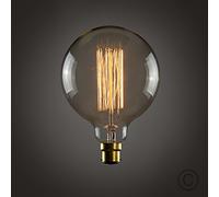 Grande ampoule globe vintage 40 W BC B22 style design unique cage d'écureuil Steampunk Edison Deco Globe