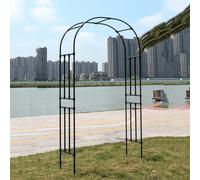 Grande Arche à rosiers en métal, tonnelle de Jardin en Acier Inoxydable, Treillis pour Arche de Mariage pour Plantes grimpantes, légumes, rosiers, décorations intérieures/extérieures, de Noë