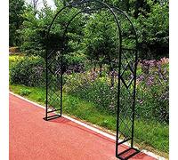 Grande arche de jardin en métal for plantes grimpantes, support 2,2 x 2,3 m, noir, idéale for jardin, pelouse, patio, cour, décoration de mariage, arches de roses for décoration de jardin(White,2.2*2.