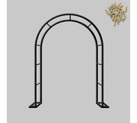 Grande arche de jardin en métal noir pour mariage, pergola, treillage en acier pour plantes grimpantes, arche de rosier, structure de support durable