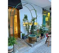 Grande arche de jardin en métal pour plantes grimpantes - Robuste et durable - Pergola tubulaire en fer résistant aux intempéries