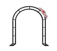 Grande arche de jardin en métal pour plantes grimpantes, treillis de roses de mariage, arches d'extérieur robustes, hauteurs réglables, de 1,8 m à 2,5 m, parfaite pour les jardins et les événements