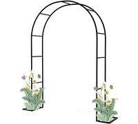 Grande arche de roses en métal résistant aux intempéries pour plantes grimpantes Décoration de jardin ou terrasse Disponible en largeurs 120350 cm Parfait pour roses et fleurs 300 x 220 cm