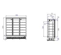 Grande Armoire a Boisson Réfrigérée 1530 L Combisteel