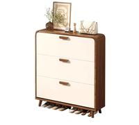 Grande armoire à chaussures indépendante pour entrée, couloir, salon, chambre à coucher (119 x 60 x 17 cm)