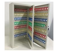 Grande armoire à clés murale avec serrure, boîte de rangement pour clés pour la ur clés pour la domotique, avec étiquettes colorées (79 x 43 x 14 cm) - Solution de gestion sécurisée des clés