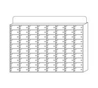 Grande armoire de rangement verrouillable pour téléphone portable pour écoles et ateliers - Casier sécurisé pour téléphone portable idéal pour les salles de classe et les espaces partagés Blanc