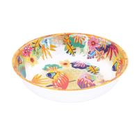 Grande assiette creuse 23cm perroquets