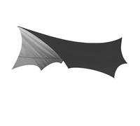 Grande bâche de Camping 5.1x5.1m, imperméable, octogonale, Papillon, abri Solaire extérieur, auvent, Tente, Pare-Soleil, Touristique Plage(Black)