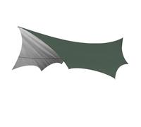 Grande bâche de Camping étanche octogonale 5,1 x, m, Motif Papillon, Protection Solaire d'extérieur(Green)