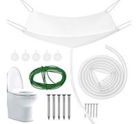 Grande bâche imperméable pour fuites de plafond | Kit de vidange pour fuites de toit pour maison, cuisine, salon, chambre à coucher, garage, serre, balcon