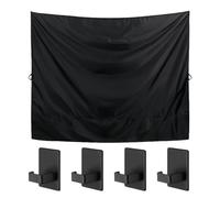 Grande Bâche Opaque pour Porte Arrière en Camping 183x163 Cm Ragus De Douche De Camping en Voiture 420D Tissu d'Oxford Couverture D'Occultation Automobile Réglable pour Fourgon Voyage Famille