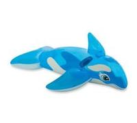 Grande baleine bleu : 152 x 114 cm - matelas gonflable - piscine - mer multicolore G