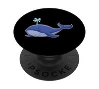 Grande Baleine Bleue PopSockets PopGrip Adhésif