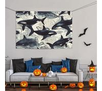 Grande bannière décorative de fête, bannière murale personnalisée à suspendre pour anniversaire, cour, drapeau d'épaule, fond de photographie pour mariage, fête d'anniversaire - 119 x 180 cm