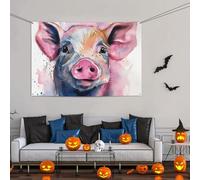 Grande bannière décorative de fête, bannière murale personnalisée à suspendre pour anniversaire, cour, drapeau de cour, fond de photographie pour mariage, fête d'anniversaire 119 x 180 cm