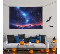 Grande bannière décorative de fête, bannière murale personnalisée à suspendre pour anniversaire, cour, bannière galaxie, fond de photographie 119 x 180 cm