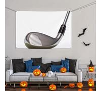 Grande bannière décorative de fête, bannière murale personnalisée à suspendre pour anniversaire, cour, drapeau de golf, fête de club de golf, fond de photographie pour mariage, fête d'anniversaire