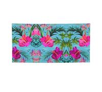 Grande bannière en vinyle personnalisée Hello Hawaï pour décoration de fête intérieure et extérieure