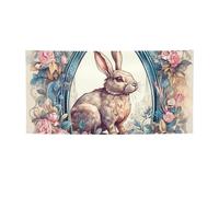 Grande bannière murale personnalisée avec œillets - Toile de fond pour fête d'anniversaire, mariage, extérieur et intérieur - Taille M