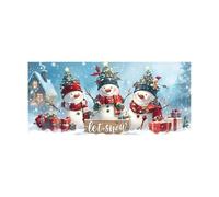 Grande bannière pour extérieur, intérieur, Vacances, fête de Noël, Panneau avec Joyeux vœux pour Maison, Magasin, vitrine, cheminée (A, AM)