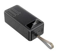 Grande Banque d'alimentation 100 000 mAh, Chargeur Portable USB C Haute capacité, 3 Entrées et 4 sorties, Batterie de Charge rapide 18 W pour Camping en plein air et Voyage(Size:80000mAh,Color:Noir)