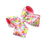 Grande barrette à cheveux colorée avec nœud papillon sur le thème de Pâques pour enfants et femmes, accessoires de couvre-chefs sur le thème des vacances