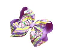 Grande barrette à cheveux colorée avec nœud papillon sur le thème de Pâques pour enfants et femmes, accessoires de couvre-chefs sur le thème des vacances