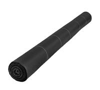 Grande barrière contre les mauvaises herbes paysage tissu jardin tissé tapis de sol anti-mauvaises herbes tissu Membrane jardin sol couverture noir,Gagnez du Temps(5oz3 x 50 ft)