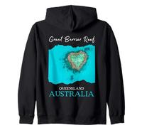 Grande barrière de Corail Queensland Australie Souvenir Femmes Filles Sweat à Capuche