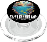 Grande barrière de Corail récif de Corail Plongée de Poisson Australie PopSockets PopGrip pour MagSafe