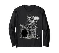 Grande Batterie Artistique Dessin Batteur Manche Longue