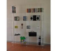 Grande bibliothèque 6 étages Transparent G