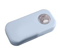 Grande boîte à crayons pour - Boîte de rangement de papeterie scolaire | Jolie boîte de rangement de grande capacité à double couche pour affaires Scol, bleu, Consulte la descripción, Voir