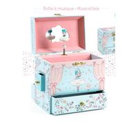 Grande boîte à musique ballerine en scène - multicolore TU
