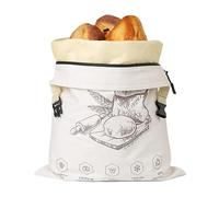 Grande boîte à réutilisable avec fermeture éclair pour conserver les aliments frais au congélateur, cuisine, cuire du fromage sandwich