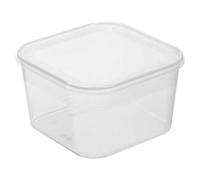 Grande Boîte alimentaire congélation carrée 3 litres - Transparent