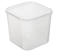 Grande Boîte alimentaire congélation carrée 4,6 litres - Transparent