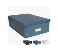 Grande Boîte de rangement en Carton A3+ Neo Deco - Bleu